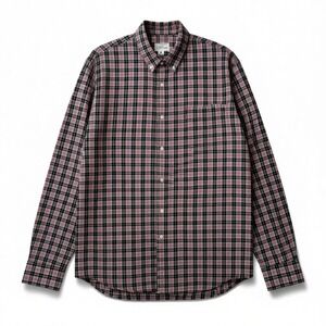 J. Crew Secret‎ Wash Shirt M Plaid Classic Fit Long Sleeve Cotton Holiday